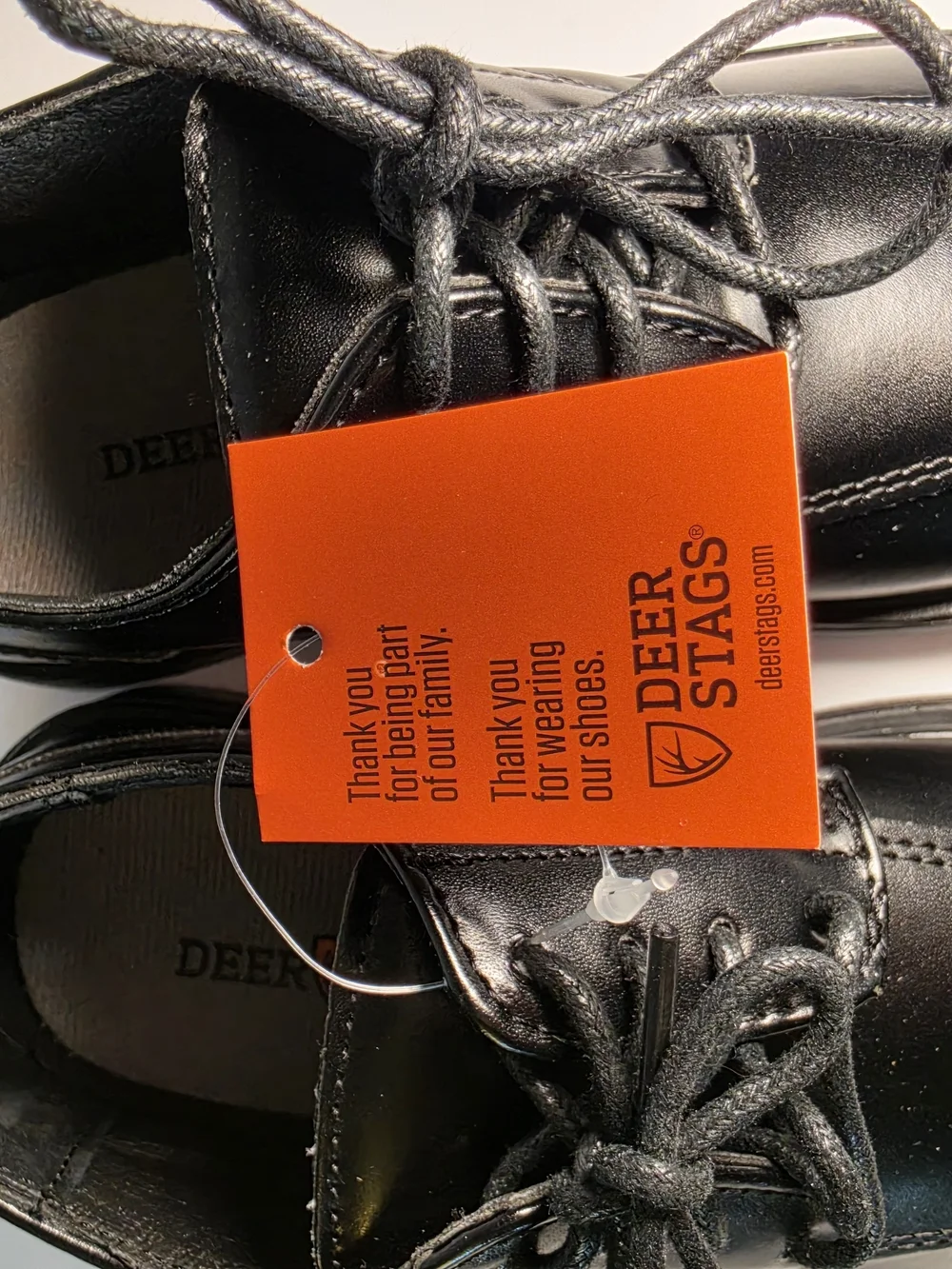 NWT Deer Stags formal Black Kids Lace-Up Dress Shoes Size 12 Toddler
